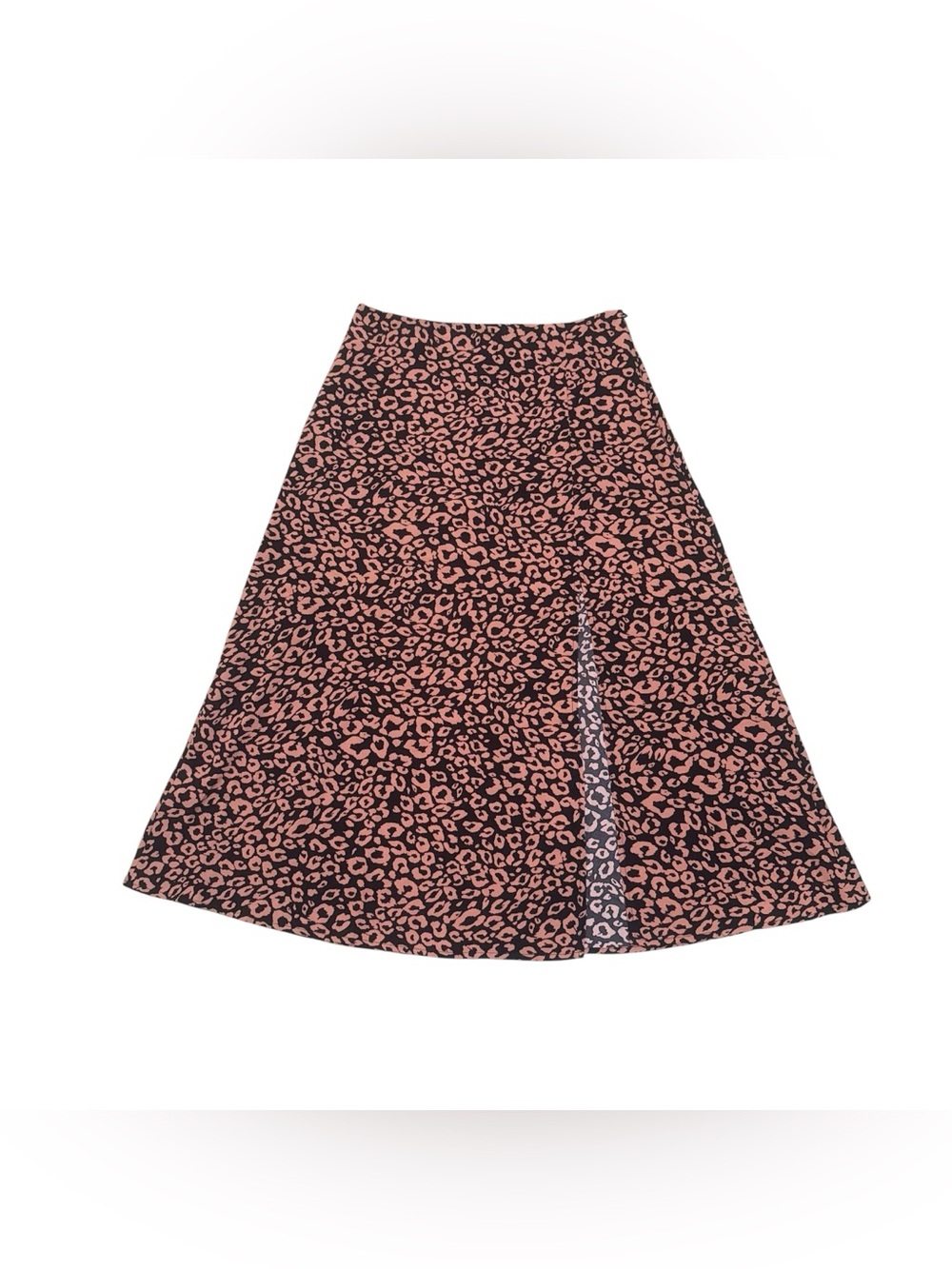 Leopard print maxi skirt